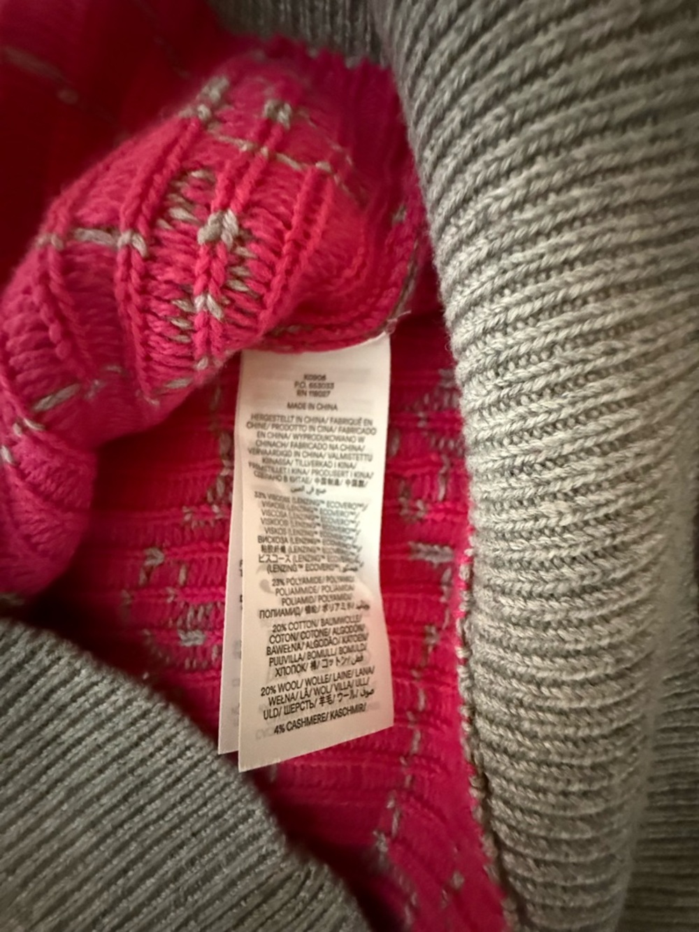 Boden Heather Dachshund Jacquard Wool Blend Jumper pink - Picture 8 of 13